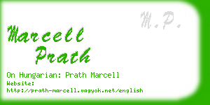 marcell prath business card